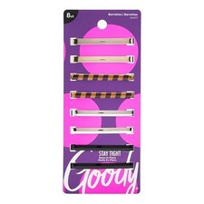 Goody Women's Classics Patterned Staytight Barrette, 8 Count picture
