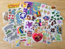 VINTAGE STICKER LOT Sandylion LISA FRANK Garfield MOODIES Ctp Many More picture