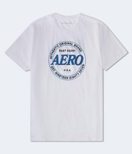 Aeropostale Shirt Mens Large White East Coast Appliqué Graphic 1987 Logo Tee NEW picture