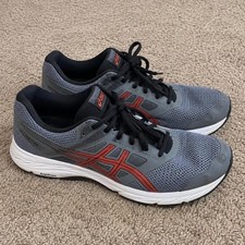ASICS GEL-Excite 10 Gray, Black and Orange Sneakers Size Men's 13 picture