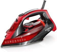 Steam Iron for Clothes - Non-Stick Soleplate - 1800W Clothes Iron picture