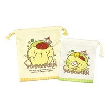 TES Factory Sanrio 2P drawstring set A spoiled Namida/Pompompurin from JP picture