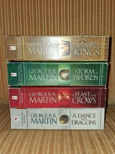 Game of Thrones, George R. R. Martin  — Lot of Four Paperbacks (Books #2-5) picture