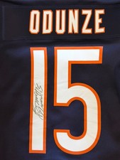 Chicago bears #15 Rome odunze fanatics autographed jersey NEW medium  picture