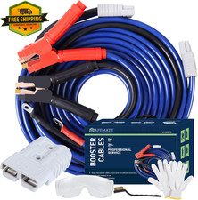 SAFEMATE 2/0 Gauge 30 Ft 1500A Heavy Duty Jumper Cables Car Truck SUV Battery picture