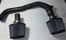 BMW 135i 335i 2007 2011 N54 Burger Motorsport BMS Dual Cone Intake Filter hose picture