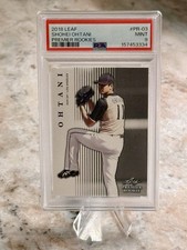 🔥🔥2018 LEAF PREMIER ROOKIES SHOHEI OHTANI PR-3 PSA 9 DODGERS🔥🔥 picture