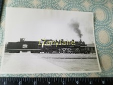 A154 VINTAGE TRAIN ENGINE PHOTO Railroad M-K-T LINES, ENGINE 879 picture
