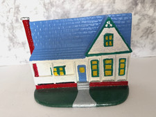 Vintage Cape Cast Iron Cottage House Doorstop Collectible Home Decor picture