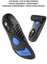 Soft-soled Sports Insoles for Men Shock-absorbing and Breathable Size 8 - 11 picture
