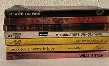 **RareStuff** Vintage Lot 7 Adult-Mature Erotic/Sleaze Paperback Books  picture