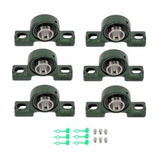 6pcs UCP205-16 Pillow Block Bearing With 1