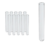 HDA Glass Test Tubes 16x150mm Soda Lime Glass, Without Rim, 250 Pieces. picture