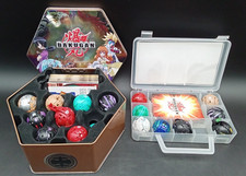Vtg. Bakugan Gen 1 Collection Lot ~ Baku-Tin, Battle Pack Case, Figures & Cards picture