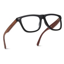 Men's TR90 Blue Light Reading Glasses Thick Large Black Frame +0.50 to +4.00 picture