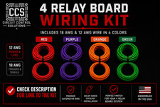 CCS Color-Matched Automotive Wiring Kit | 4 Circuit | Multiple Lengths picture