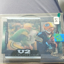 Pinnacle 1997 Zenith V2 Brett Favre Green Bay Packers Football Insert #V-12 picture