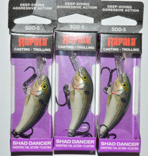 3 lures rapala sdd-5 sdd05 sd 2