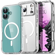 100X Wholesale LOT For iPhone 18 Pro Max 17 16 15 14 13 12 Clear Mag Safe Cover picture