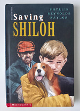 Scholastic Saving Shiloh Hardcover by Phyllis Naylor Very Good Condition picture