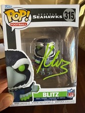 Kenneth Walker III Signed Seahawks Blitz Funko Pop #315 Auto MWM 130432 picture