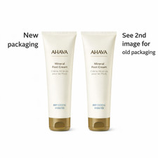 Lot of 2 Ahava Dead Sea Water Mineral Foot Cream 5.1 oz 150ml Sealed picture