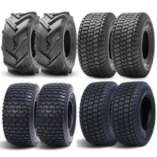 2PCS 15x6.00-6 Lawn Mower Tires Heavy Duty 4Ply 15x6-6 15x6x6 Turf Saver Tyres picture