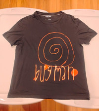 Calvin Klein Men's Pima Cotton Graphic Logo T-Shirt Black Orange Size L picture