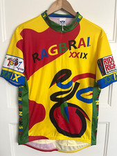 VTG 2001 Voler RAGBRAI XXIX Cycling Jersey Mens XL Des Moines Register USA Made picture