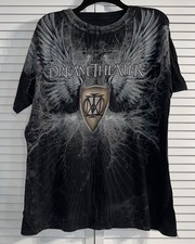 DREAM THEATER 2010 Tour T-Shirt Black Clouds Silver Anniversary Large picture