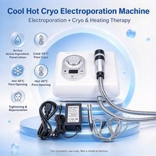 Cryo Cool Hot Electroporation Mesotherapy Skin Face Lifting Rejuvenation Machine picture