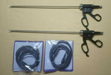 2pc Laparoscopic Bissinger Bipolar Fenestrated With Cable Surgical Instruments picture