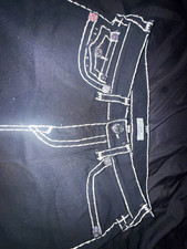 True Religion Men’s Black Dark Wash Straight Fit Denim Jeans Button Fly Sz 32 picture
