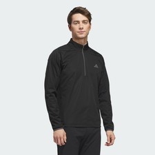 adidas men ULTIMATE365 DURABLE WATER REPELLENT WIND QUARTER-ZIP Sweatshirt picture