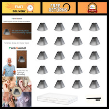 20 Pcs Soft Tulip Ear Tips for Hearing Aids - Comfortable Open Fit Earbuds, Easy picture