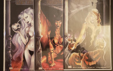 Lady Death, Purgatori & Bad Kitty Mischief Night 3 Book Set NM picture