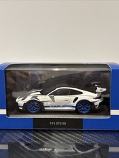 Spark 1:43 Porsche 911 GT3 RS (992) Taipei Edition White w/ Blue Accents picture