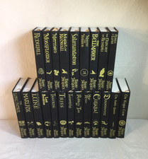 Complete Redwall Series, Brian Jacques, Hand Bound in Suede, Custom Hardcovers picture