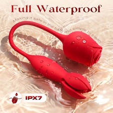 For Rose-Sucking-Vibrator-Nipple-Clit-Oral-Women-Rechargeable-Toy-use Lubricants picture