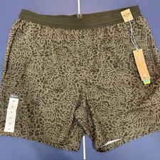 Free Fly Men's Reverb Shorts Drifter Print/Fatigue Strechy Pockets Size XL picture