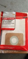 Craftsman 4 Gallon Wet Dry Vac Filter Bags 3 Pack 41157-DISCOUNTINUED-FREE SHIP picture