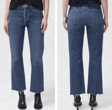 AGOLDE LOS ANGELES LADIES RELAXED BOOT JEANS CUT 62218 SIZE 27 picture