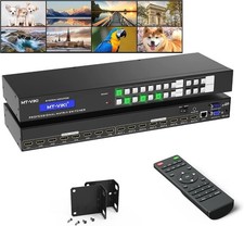 MT-VIKI 8x8 HDMI Matrix Switch 4K@30Hz Web GUI Audio Extractor Remote RS232 LAN picture