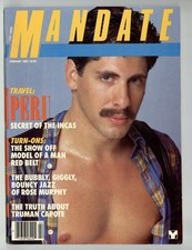 Mandate 1985 Malexpress, Kristen Bjorn, Naakkve 98pg Gay Pinup Magazine M38998 picture