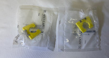 Pair of Aesculap JG331 Silicone Clamp w Fixation Clamp 25mm Sterilization Insert picture