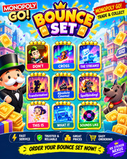 MOGO Stickers BONUS SET Go For Monopoly Go SUPER FAST DELIVERY picture