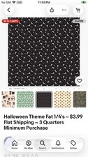Halloween Theme Fat 1/4's ~ $3.99 Flat Shipping ~ 3 Quarters Minimum Purchase picture