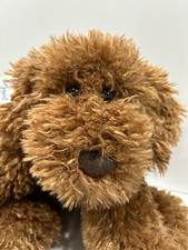 Overjoyed Boutique Brown Dog Plush Stuffed Animal Washable 6-14