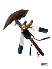 HANDMADE JAWBONE HATCHET , real jawbone , axe , southwest , home décor , 02 picture