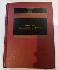 Tort Law Responsibilities and Redress 5th Ed Goldberg Kendrick Aspen Casebook picture